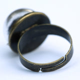 Small glass dome ring with cake sprinkles - Amy Jewelry
 - 6