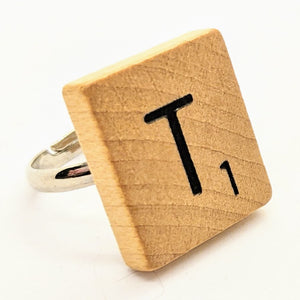 Scrabble "T" ring