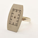 Vintage watch face ring