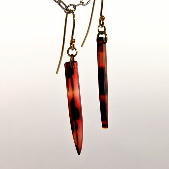 Comb tooth earrings