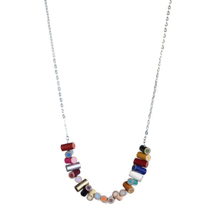 Long colored pencil stacked necklace - Amy Jewelry
 - 1
