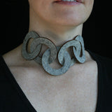 Wool felt five-ring necklace - Amy Jewelry
 - 2