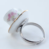 Tea cup ring - Amy Jewelry
 - 2
