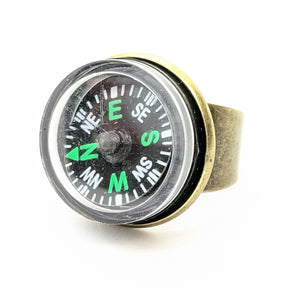 Brass compass ring