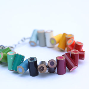 Colored pencil bracelet with extension - Amy Jewelry
 - 1