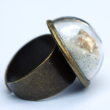 Mica glitter large glass dome ring - Amy Jewelry
 - 13
