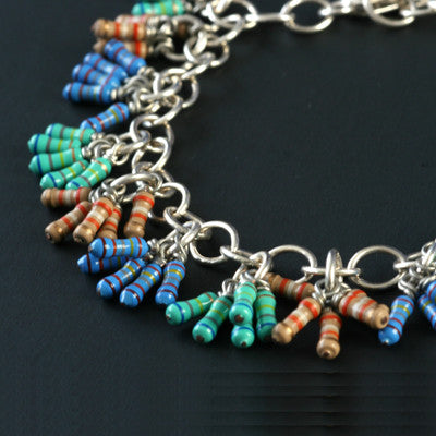 Resistor cluster anklet - Amy Jewelry
