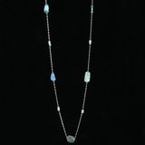 Ancient Roman glass long spaced necklace - Amy Jewelry
 - 2