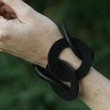 Wool felt six-ring bracelet - Amy Jewelry
 - 2