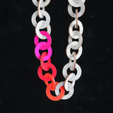 Wool felt large chain-link necklace - Amy Jewelry
 - 2