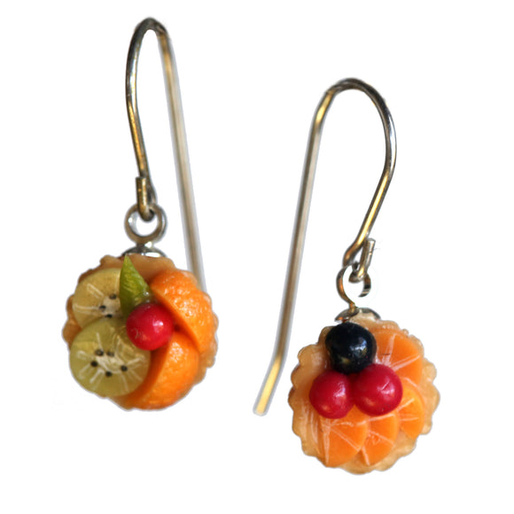 Fruit tart earrings - Amy Jewelry
