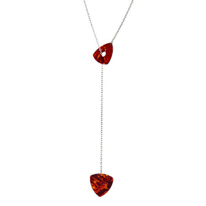 Guitar pick lariat necklace - Amy Jewelry
