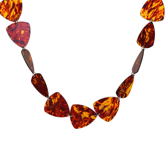 Guitar pick link necklace - Amy Jewelry
