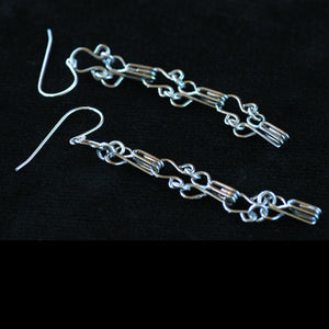 Hook and eye earrings - Amy Jewelry
