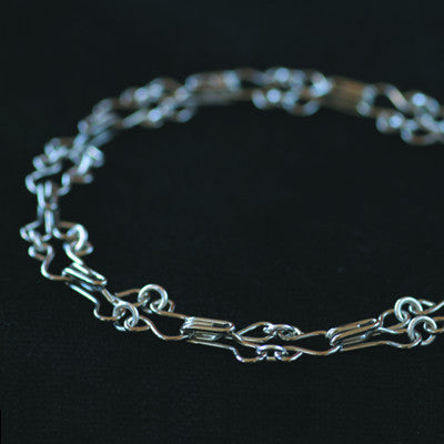 Hook and eye link bracelet - Amy Jewelry

