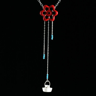 Hose knob necklace - Amy Jewelry
