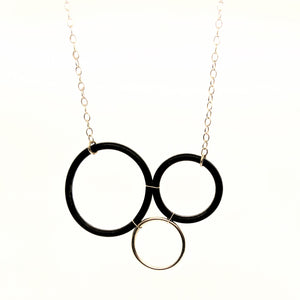 O-ring and sterling ring necklace