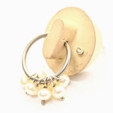 Rubber stopper ring with pearls