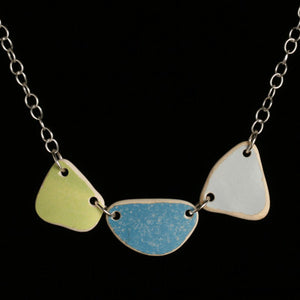Small tumbled ceramic necklace - Amy Jewelry
