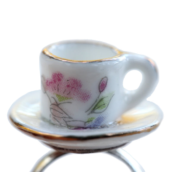 Tea cup ring - Amy Jewelry
 - 1